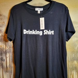 Sub-Urban Riot Black Unisex Beer Drinking Shirt NWT Small